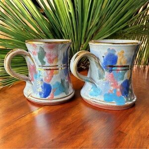 Handcrafted Multicolor Ceramic Mugs